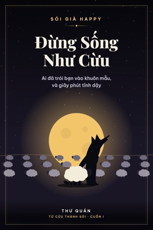 Bìa sách Đừng Sống Như Cừu